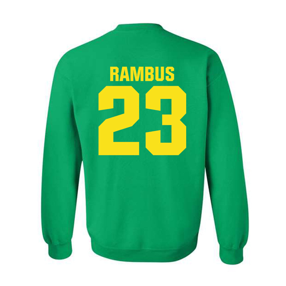 Oregon - NCAA Women's Basketball : Sarah Rambus - Sports Shersey Crewneck Sweatshirt-1