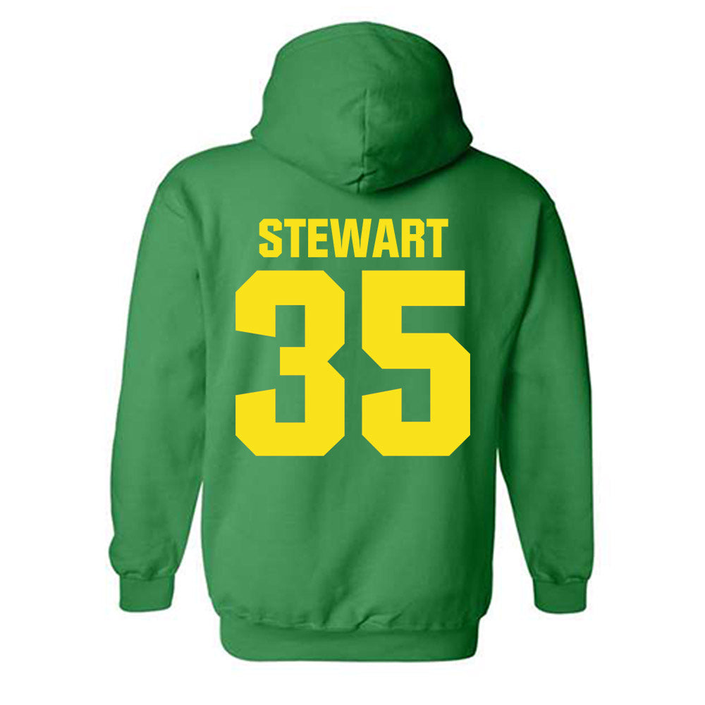 Oregon - NCAA Men's Basketball : Miles Stewart - Sports Shersey Hooded Sweatshirt-1