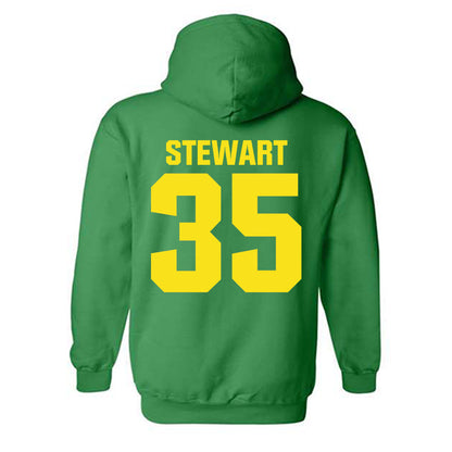 Oregon - NCAA Men's Basketball : Miles Stewart - Sports Shersey Hooded Sweatshirt-1