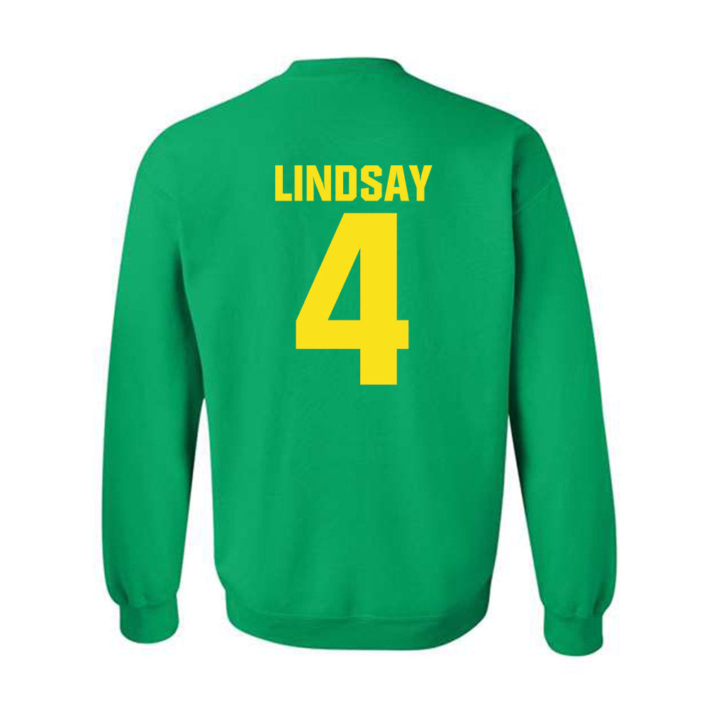 Oregon - NCAA Men's Basketball : Dezdrick Lindsay - Sports Shersey Crewneck Sweatshirt-1