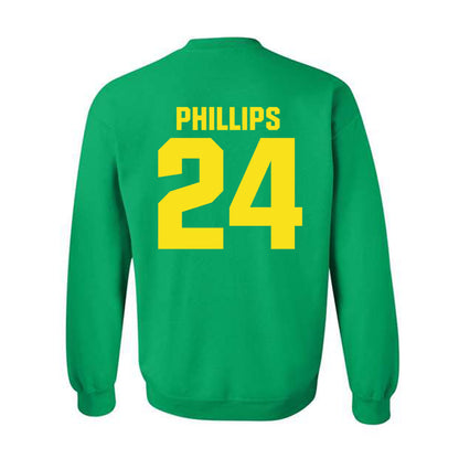 Oregon - NCAA Men's Basketball : Jamari Phillips - Sports Shersey Crewneck Sweatshirt-1