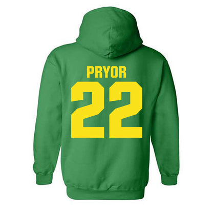 Oregon - NCAA Men's Basketball : Devon Pryor - Sports Shersey Hooded Sweatshirt-1