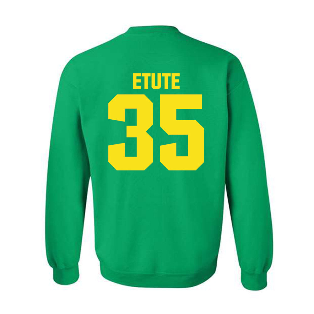 Oregon - NCAA Women's Basketball : Ehis Etute - Sports Shersey Crewneck Sweatshirt-1