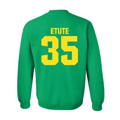 Oregon - NCAA Women's Basketball : Ehis Etute - Sports Shersey Crewneck Sweatshirt-1