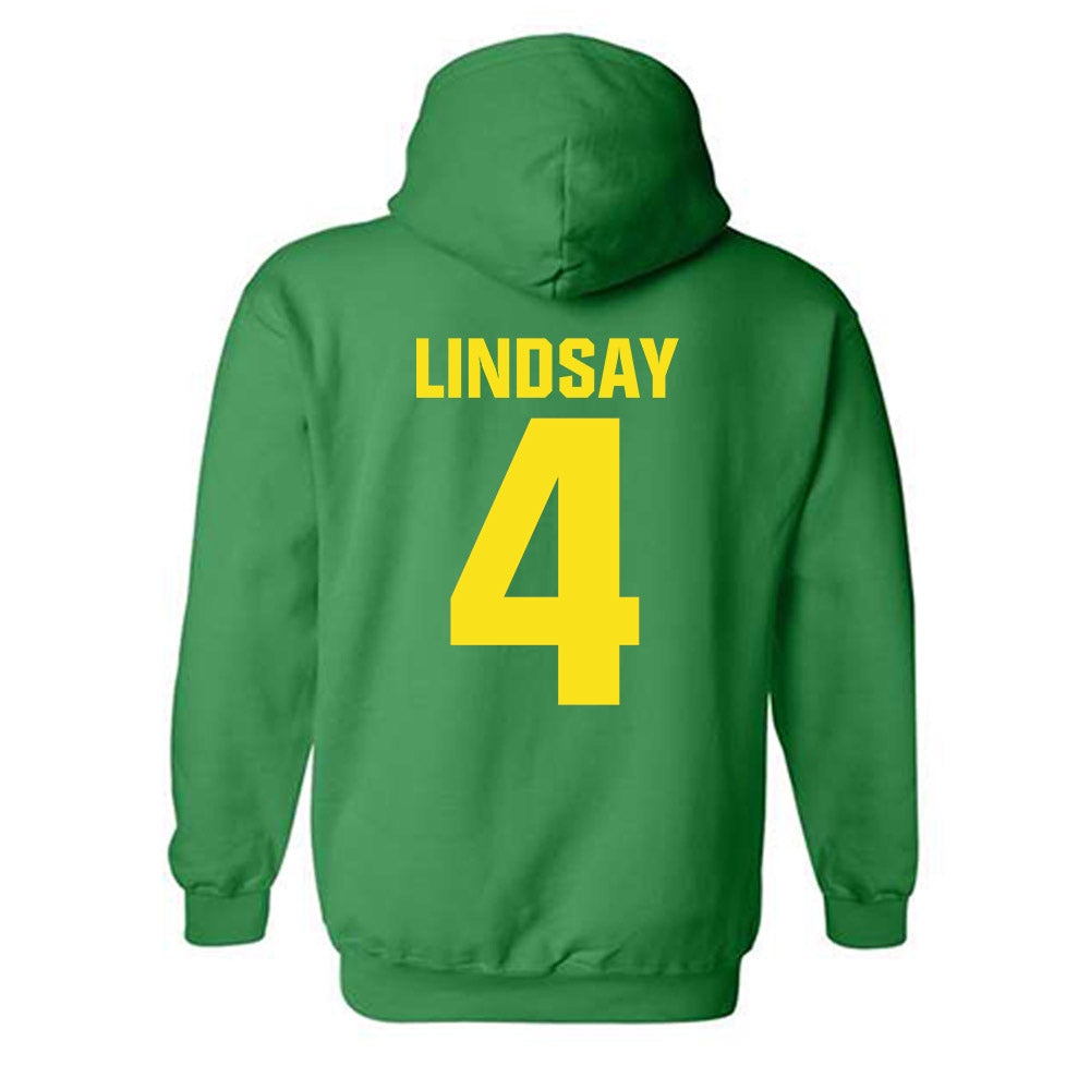 Oregon - NCAA Men's Basketball : Dezdrick Lindsay - Sports Shersey Hooded Sweatshirt-1
