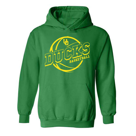 Oregon - NCAA Men's Basketball : Nate Bittle - Sports Shersey Hooded Sweatshirt-0
