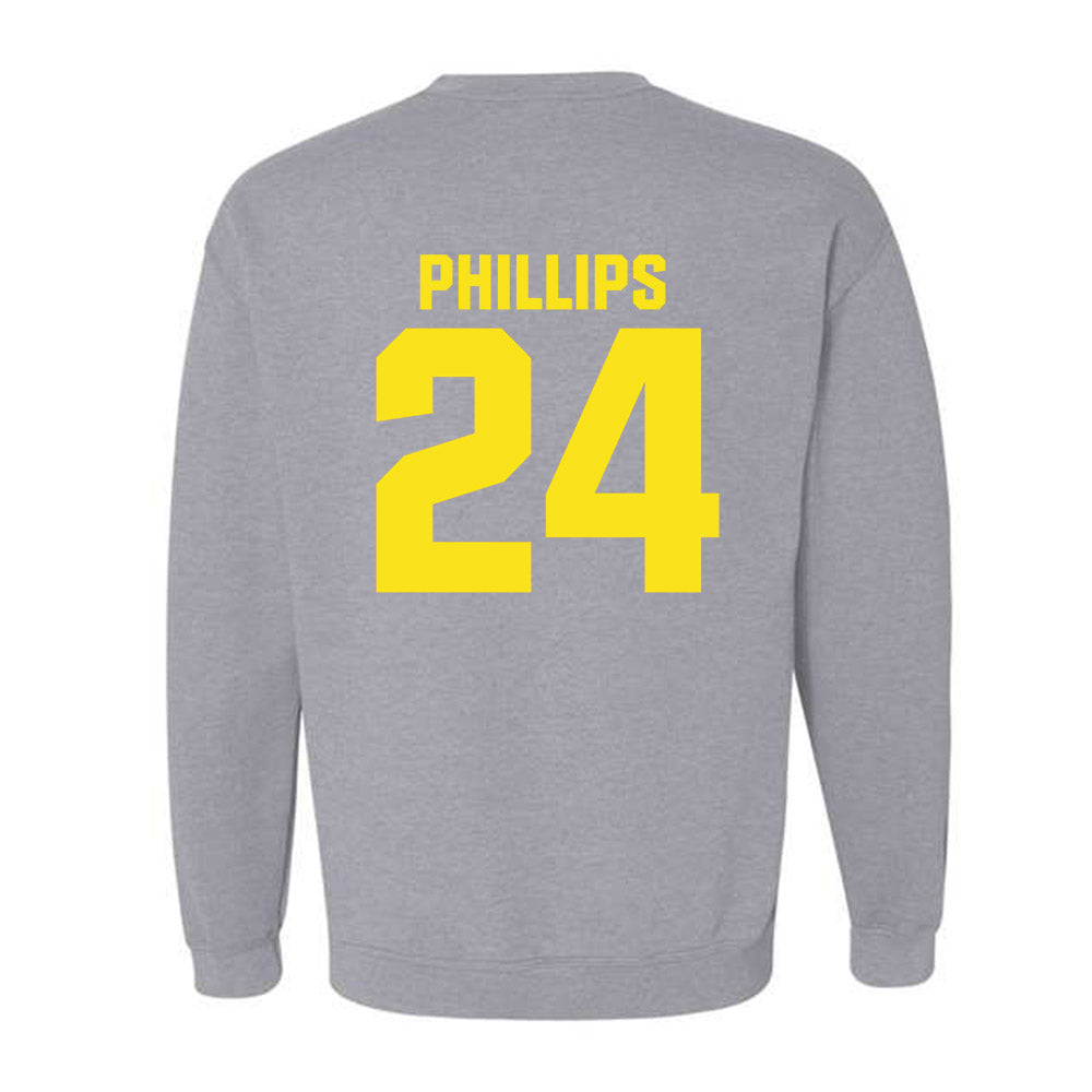 Oregon - NCAA Men's Basketball : Jamari Phillips - Sports Shersey Crewneck Sweatshirt-1