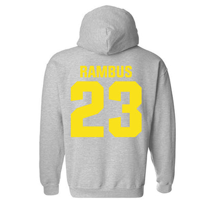 Oregon - NCAA Women's Basketball : Sarah Rambus - Sports Shersey Hooded Sweatshirt-1