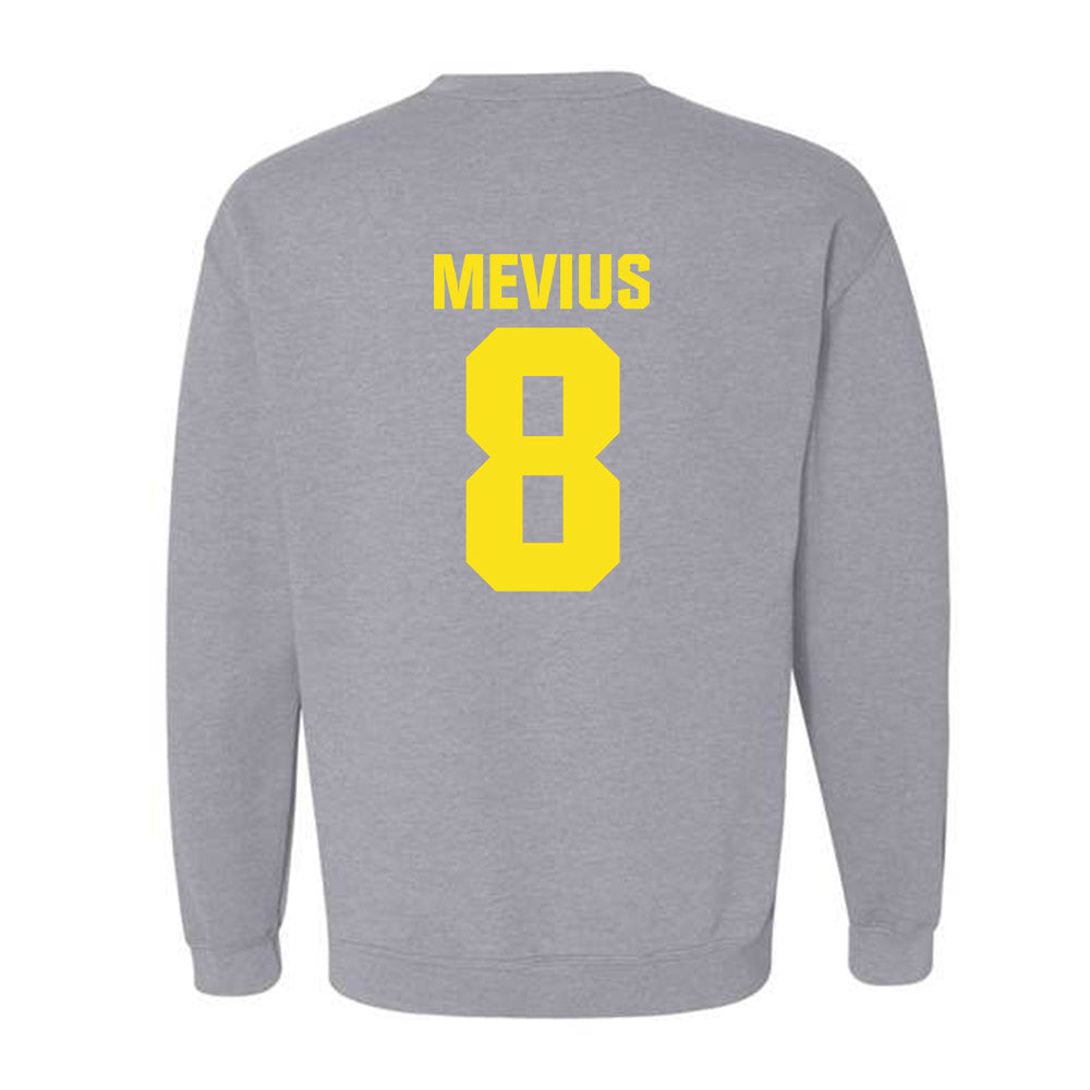 Oregon - NCAA Women's Basketball : Elisa Mevius - Sports Shersey Crewneck Sweatshirt-1