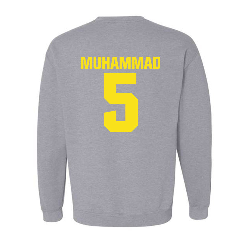 Oregon - NCAA Women's Basketball : Amina Muhammad - Sports Shersey Crewneck Sweatshirt-1