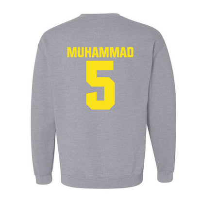 Oregon - NCAA Women's Basketball : Amina Muhammad - Sports Shersey Crewneck Sweatshirt-1