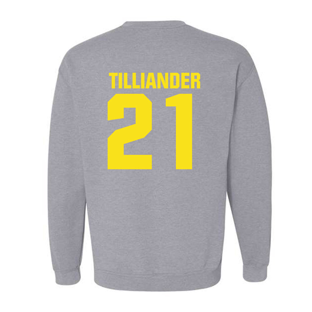 Oregon - NCAA Women's Basketball : Filippa Tilliander - Sports Shersey Crewneck Sweatshirt-1