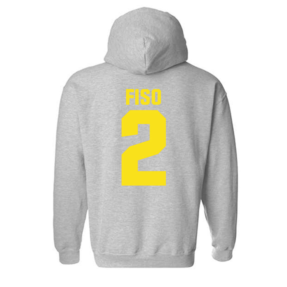 Oregon - NCAA Women's Basketball : Katie Fiso - Sports Shersey Hooded Sweatshirt-1