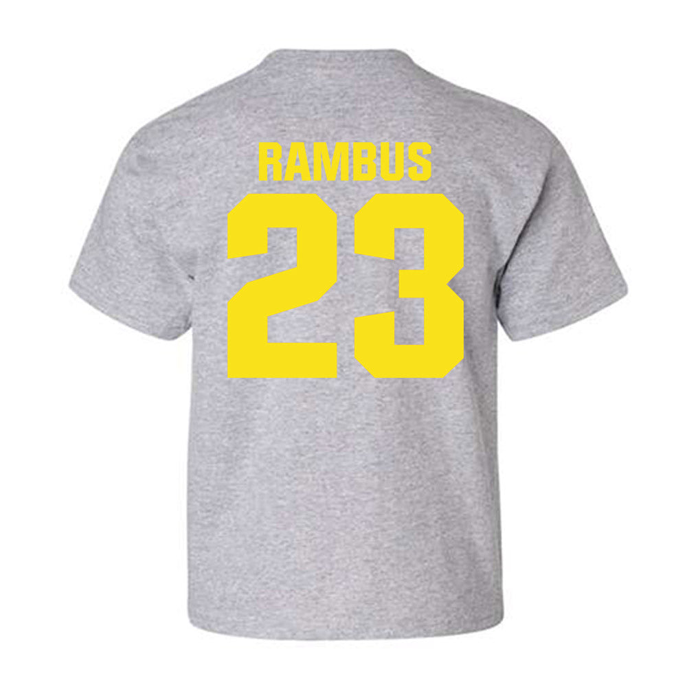 Oregon - NCAA Women's Basketball : Sarah Rambus - Sports Shersey Youth T-Shirt-1