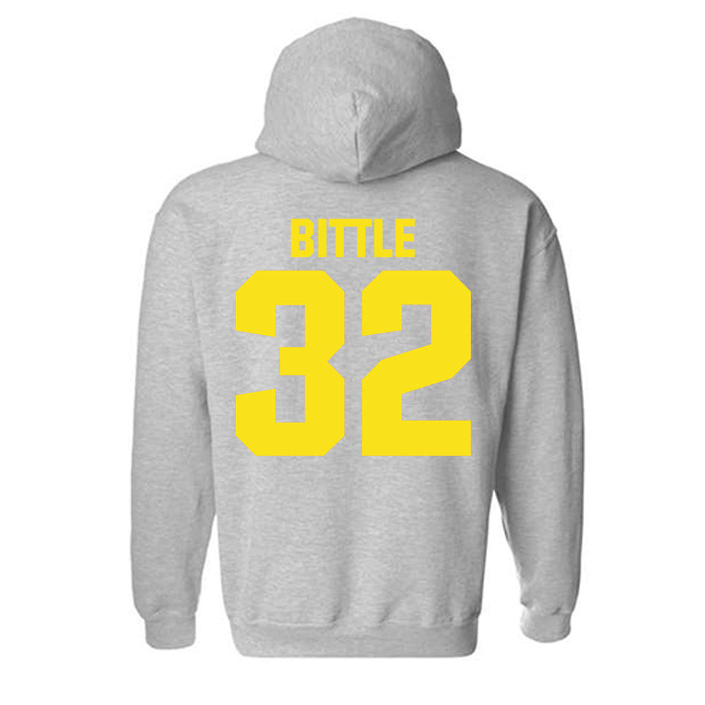 Oregon - NCAA Men's Basketball : Nate Bittle - Sports Shersey Hooded Sweatshirt-1