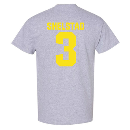 Oregon - NCAA Men's Basketball : Jackson Shelstad - Sports Shersey T-Shirt-1