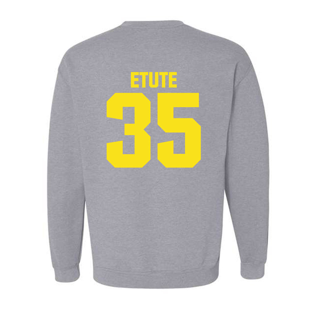 Oregon - NCAA Women's Basketball : Ehis Etute - Sports Shersey Crewneck Sweatshirt-1