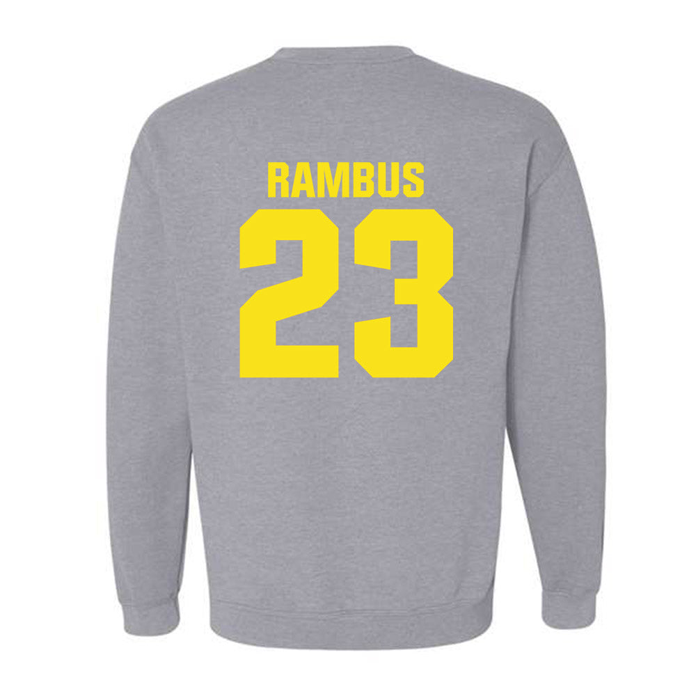 Oregon - NCAA Women's Basketball : Sarah Rambus - Sports Shersey Crewneck Sweatshirt-1