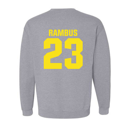Oregon - NCAA Women's Basketball : Sarah Rambus - Sports Shersey Crewneck Sweatshirt-1