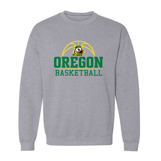 Oregon - NCAA Men's Basketball : Jackson Shelstad - Sports Shersey Crewneck Sweatshirt-0