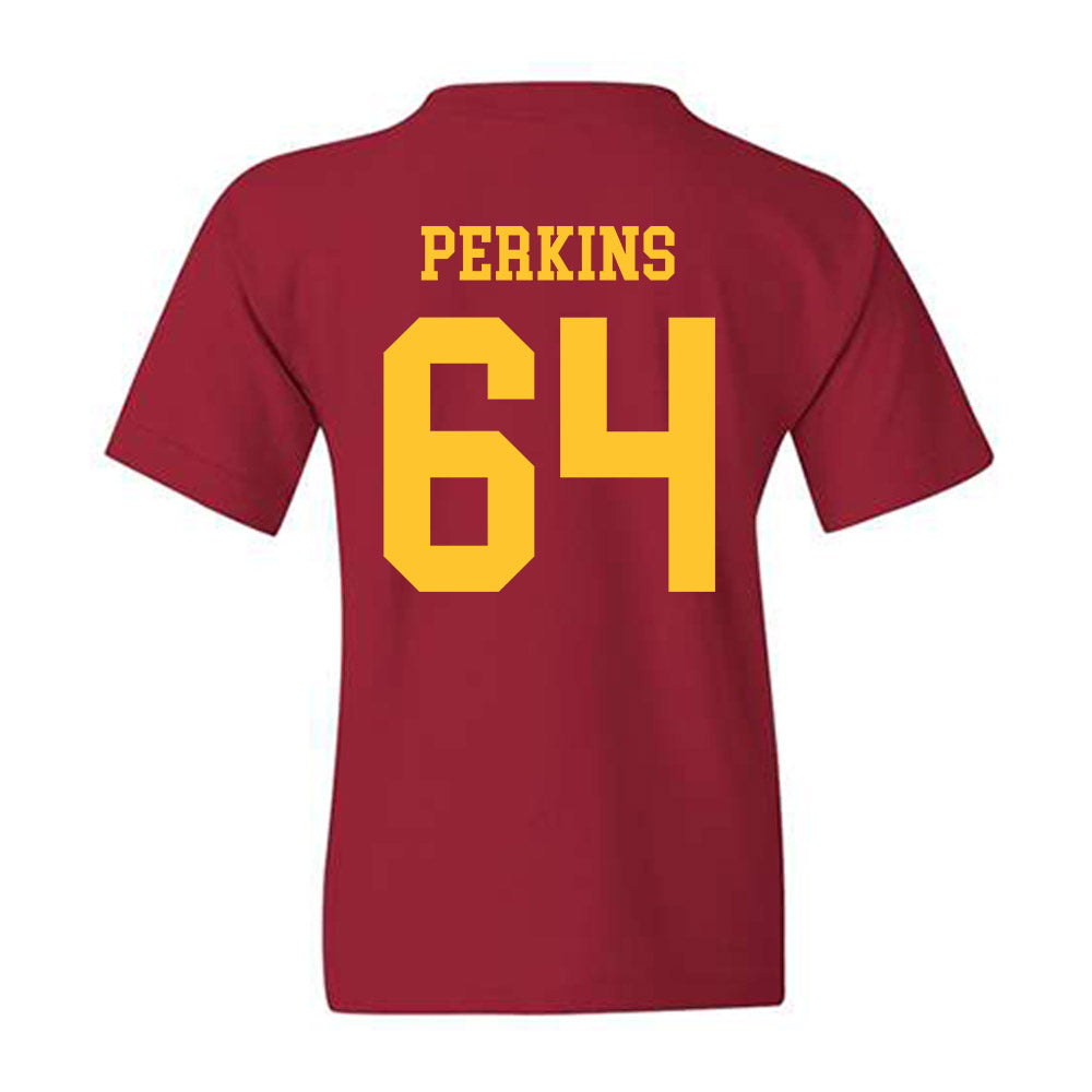 Iowa State - NCAA Football : Sione Perkins - Sports Shersey Youth T-Shirt-1