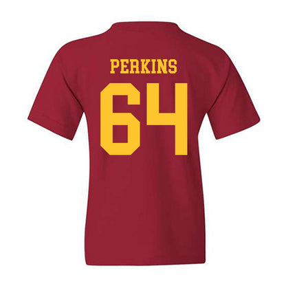 Iowa State - NCAA Football : Sione Perkins - Sports Shersey Youth T-Shirt-1