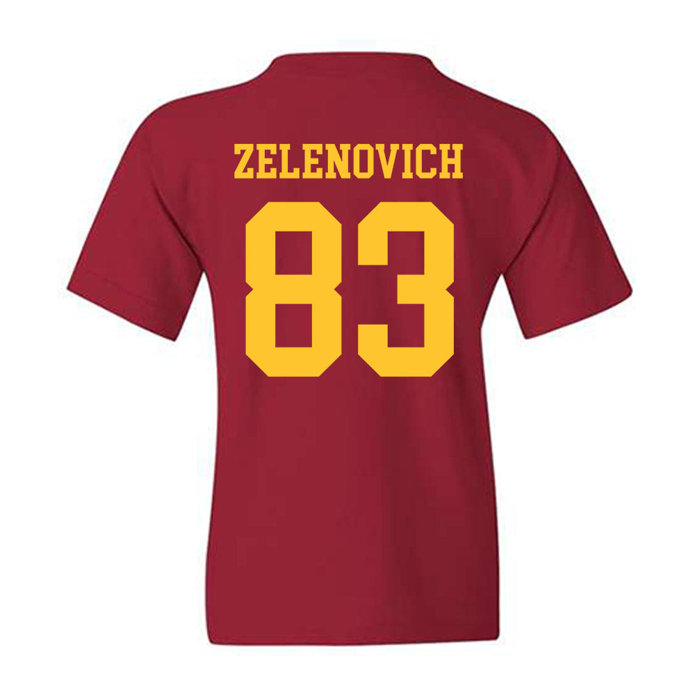 Iowa State - NCAA Football : Sam Zelenovich - Sports Shersey Youth T-Shirt-1