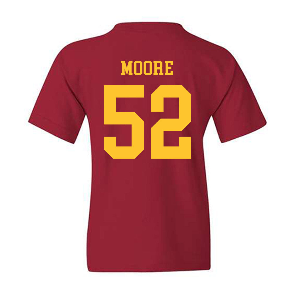 Iowa State - NCAA Football : Kamori Moore - Sports Shersey Youth T-Shirt-1