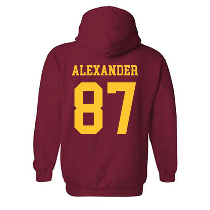 Iowa State - NCAA Football : Cooper Alexander - Sports Shersey Hooded Sweatshirt-1