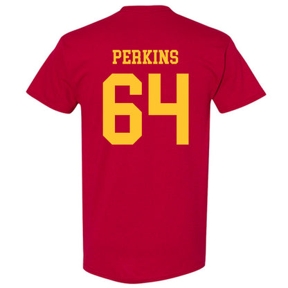 Iowa State - NCAA Football : Sione Perkins - Sports Shersey T-Shirt-1