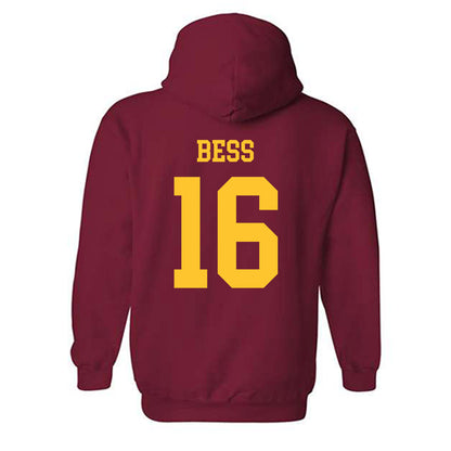 Iowa State - NCAA Football : Matthew Bess - Sports Shersey Hooded Sweatshirt