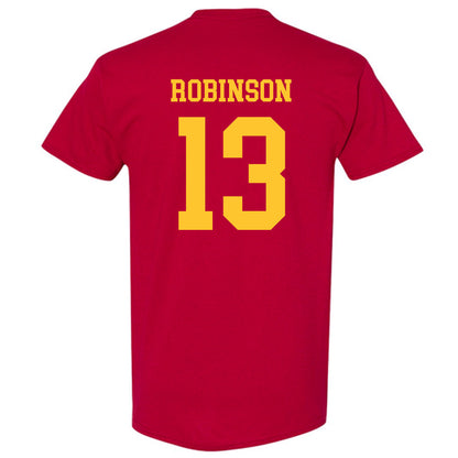 Iowa State - NCAA Football : Zay Robinson - Sports Shersey T-Shirt-1