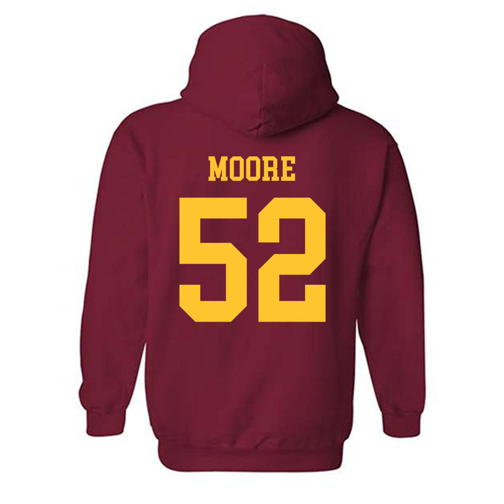Iowa State - NCAA Football : Kamori Moore - Sports Shersey Hooded Sweatshirt-1