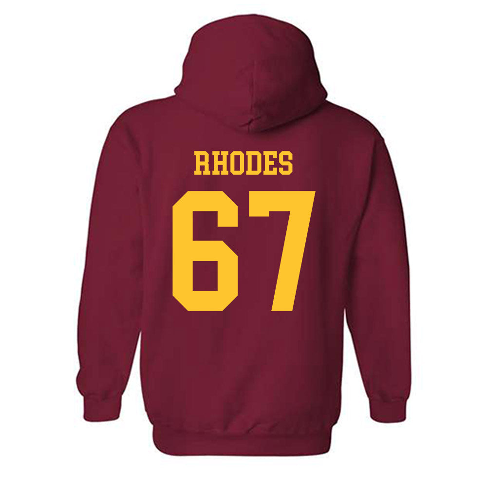 Iowa State - NCAA Football : Carson Rhodes - Sports Shersey Hooded Sweatshirt