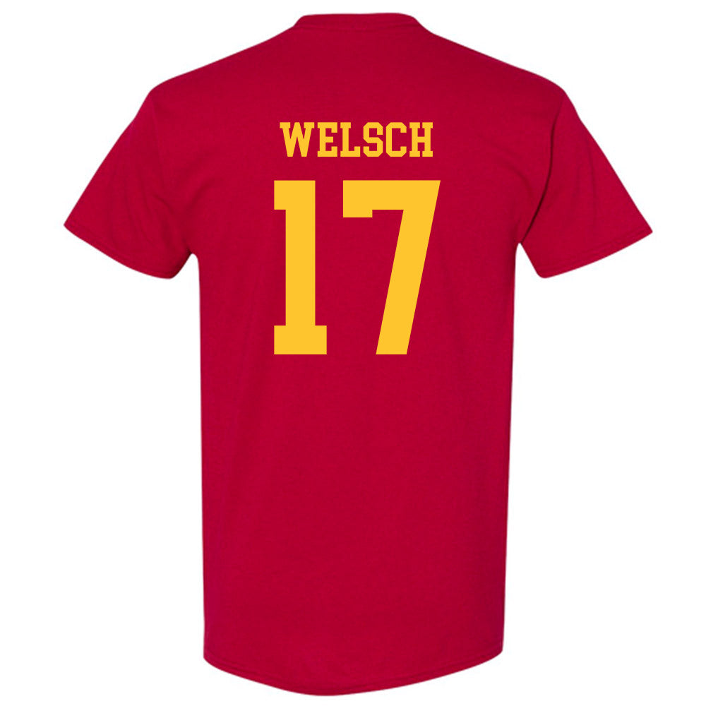 Iowa State - NCAA Football : Connor Welsch - Sports Shersey T-Shirt-1