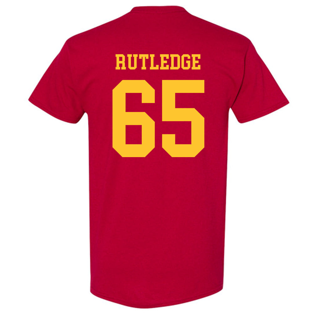 Iowa State - NCAA Football : Garret Rutledge - Sports Shersey T-Shirt-1