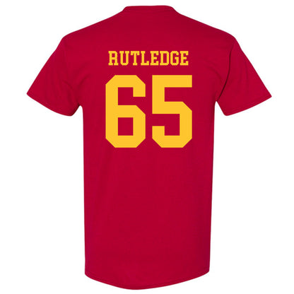 Iowa State - NCAA Football : Garret Rutledge - Sports Shersey T-Shirt-1