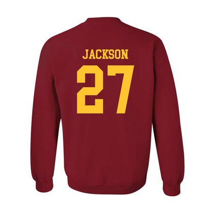 Iowa State - NCAA Football : Jayden Jackson - Sports Shersey Crewneck Sweatshirt-1