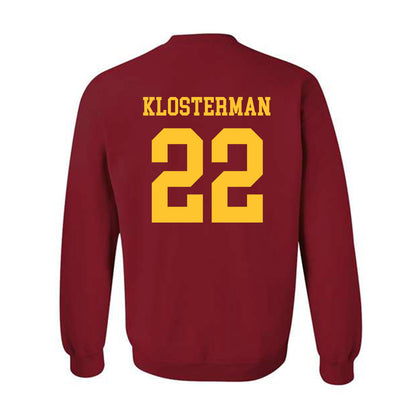 Iowa State - NCAA Football : John Klosterman - Sports Shersey Crewneck Sweatshirt