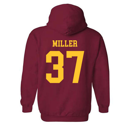 Iowa State - NCAA Football : Easton Miller - Sports Shersey Hooded Sweatshirt