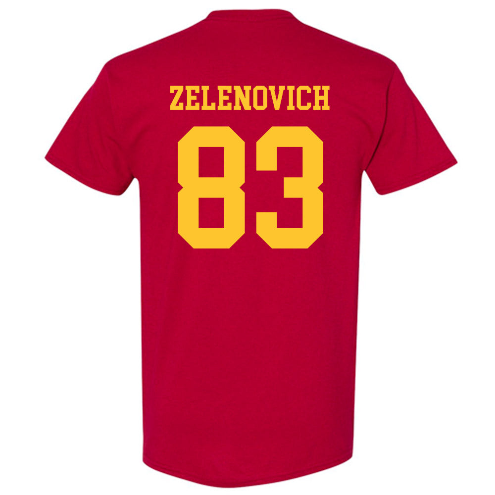 Iowa State - NCAA Football : Sam Zelenovich - Sports Shersey T-Shirt-1