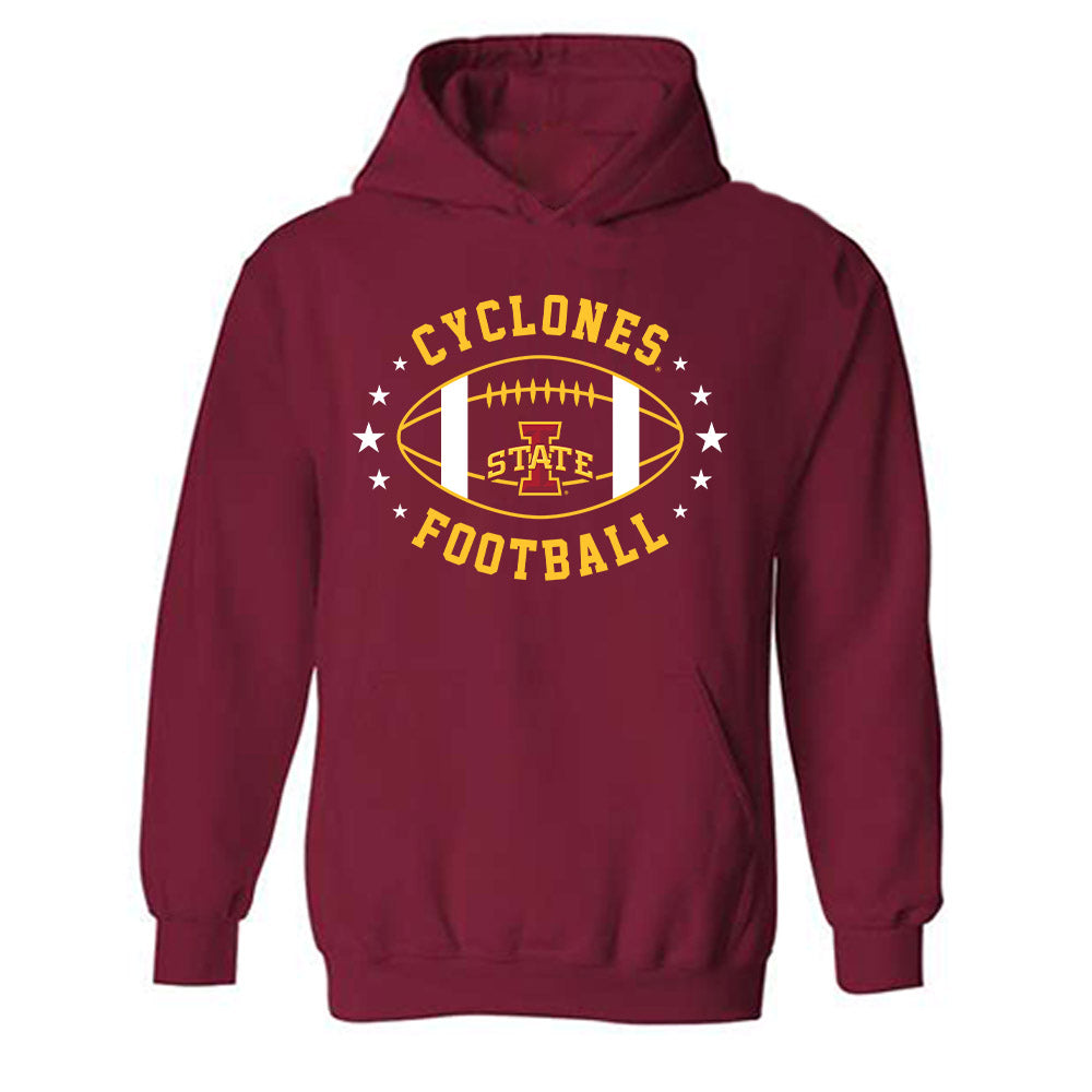 Iowa State - NCAA Football : Cannon Butler - Sports Shersey Hooded Sweatshirt-0
