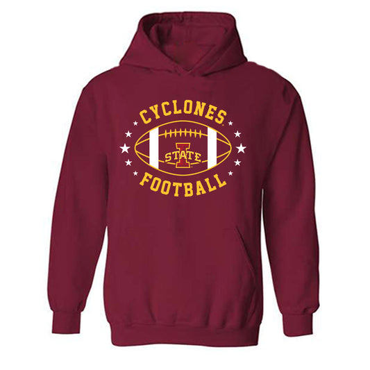 Iowa State - NCAA Football : Kaleb Bilal - Sports Shersey Hooded Sweatshirt-0