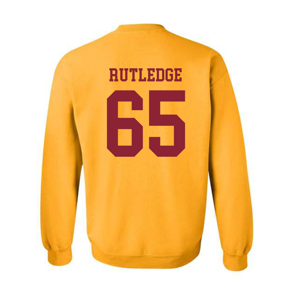 Iowa State - NCAA Football : Garret Rutledge - Sports Shersey Crewneck Sweatshirt-1