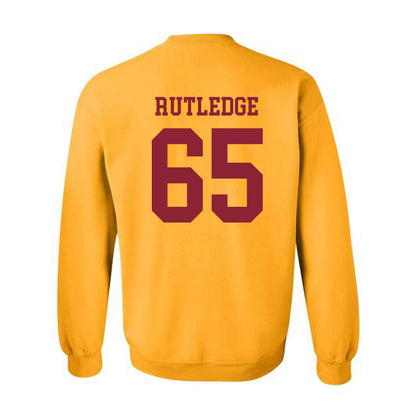 Iowa State - NCAA Football : Garret Rutledge - Sports Shersey Crewneck Sweatshirt-1