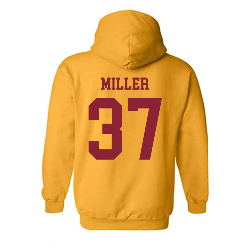 Iowa State - NCAA Football : Easton Miller - Sports Shersey Hooded Sweatshirt