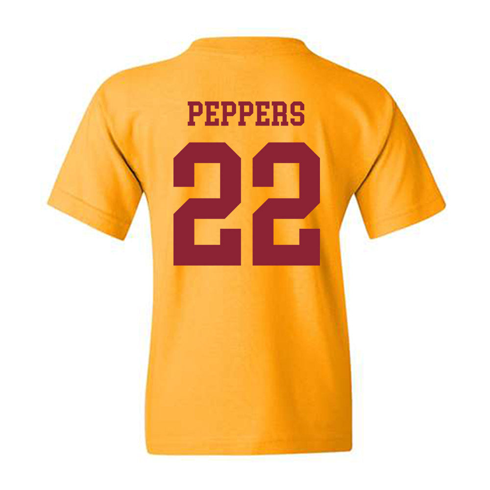 Iowa State - NCAA Football : Ryver Peppers - Sports Shersey Youth T-Shirt-1