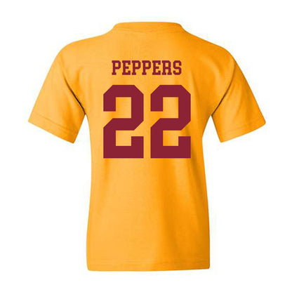 Iowa State - NCAA Football : Ryver Peppers - Sports Shersey Youth T-Shirt-1