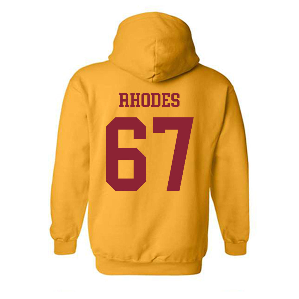 Iowa State - NCAA Football : Carson Rhodes - Sports Shersey Hooded Sweatshirt