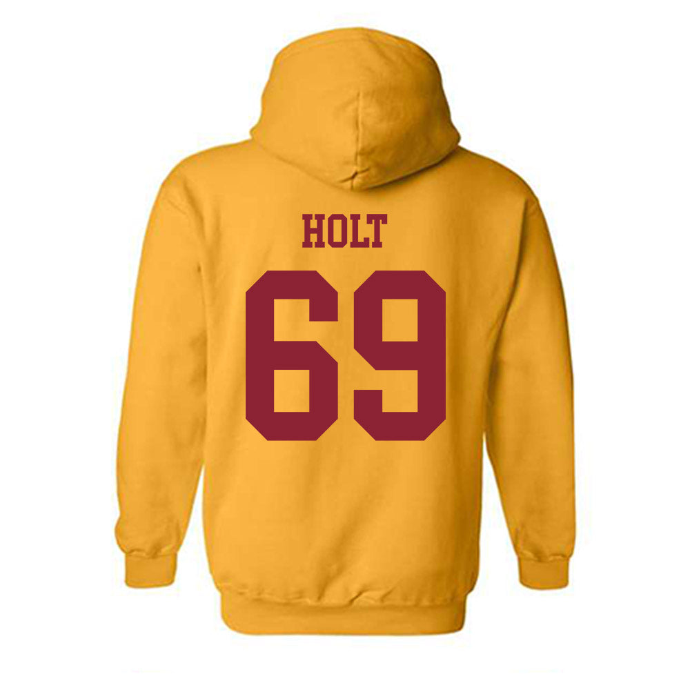 Iowa State - NCAA Football : Dontrell Holt - Sports Shersey Hooded Sweatshirt